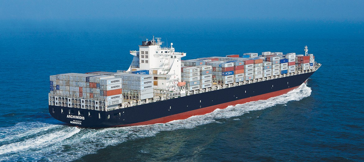 containership blue