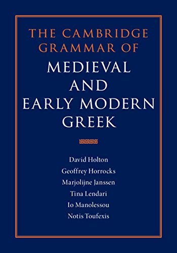 grammar of medieval and modern greek