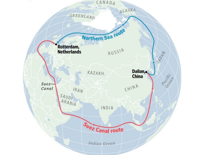 arctic route world